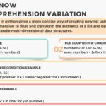 python list comprehension