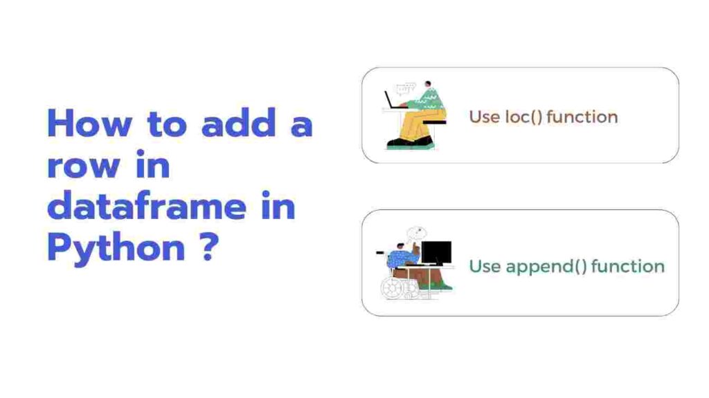 How to add a row in dataframe in Python